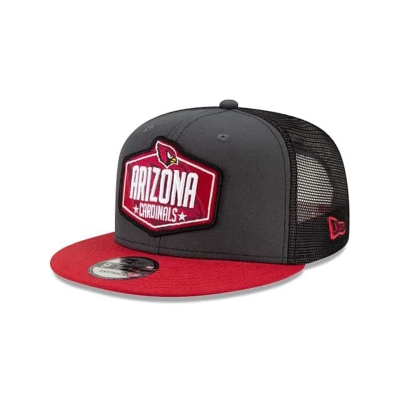 Grey Arizona Cardinals Hat - New Era NFL NFL Draft 9FIFTY Snapback Caps USA2314580